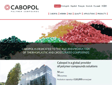 Tablet Screenshot of cabopol.com